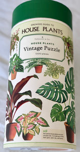 House Plants. Vintage Puzzle